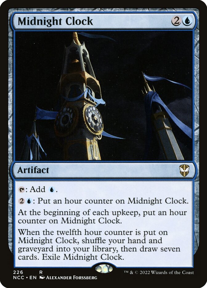 Relógio da Meia-noite / Midnight Clock - Magic: The Gathering - MoxLand