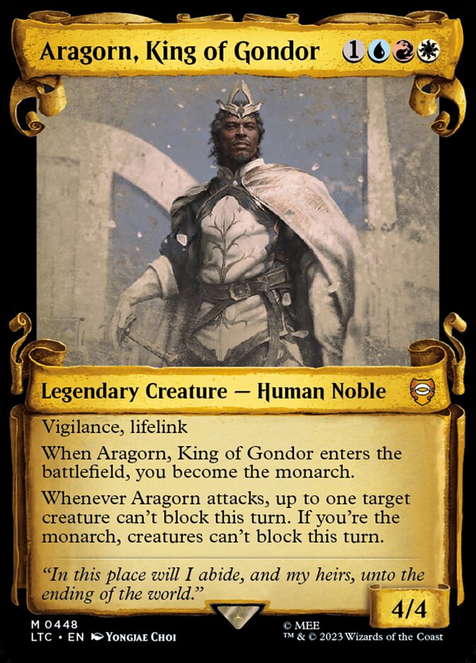 Aragorn, Rei de Gondor / Aragorn, King of Gondor - Magic: The Gathering - MoxLand