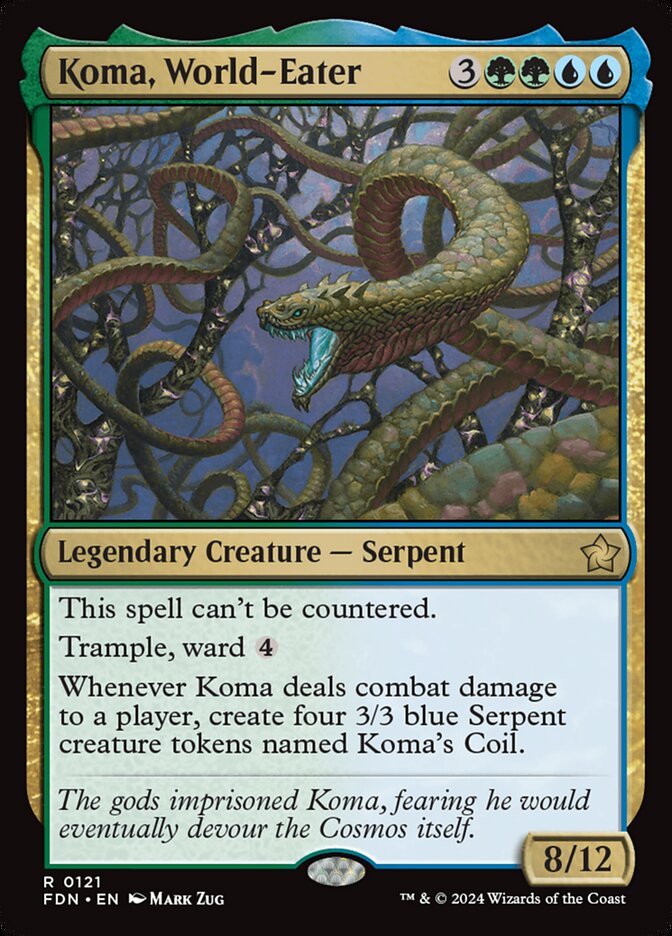 Koma, Devorador de Mundos / Koma, World-Eater - Magic: The Gathering - MoxLand