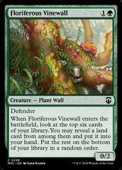 Barreira de Vinhas Florífera / Floriferous Vinewall - Magic: The Gathering - MoxLand