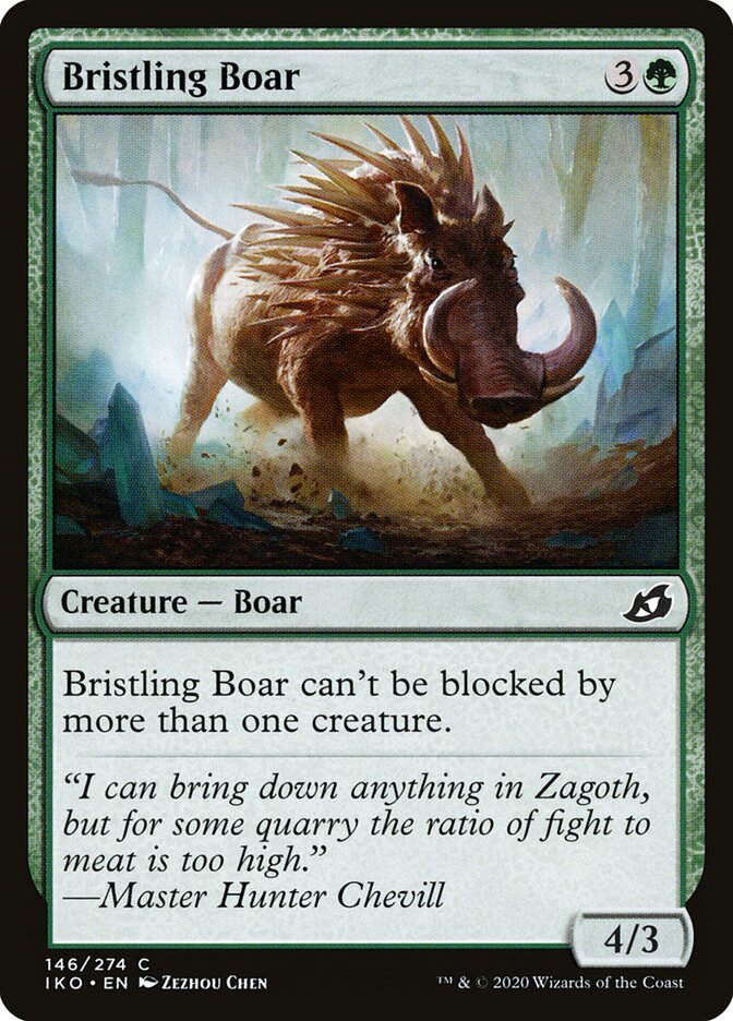Javali Eriçado / Bristling Boar - Magic: The Gathering - MoxLand