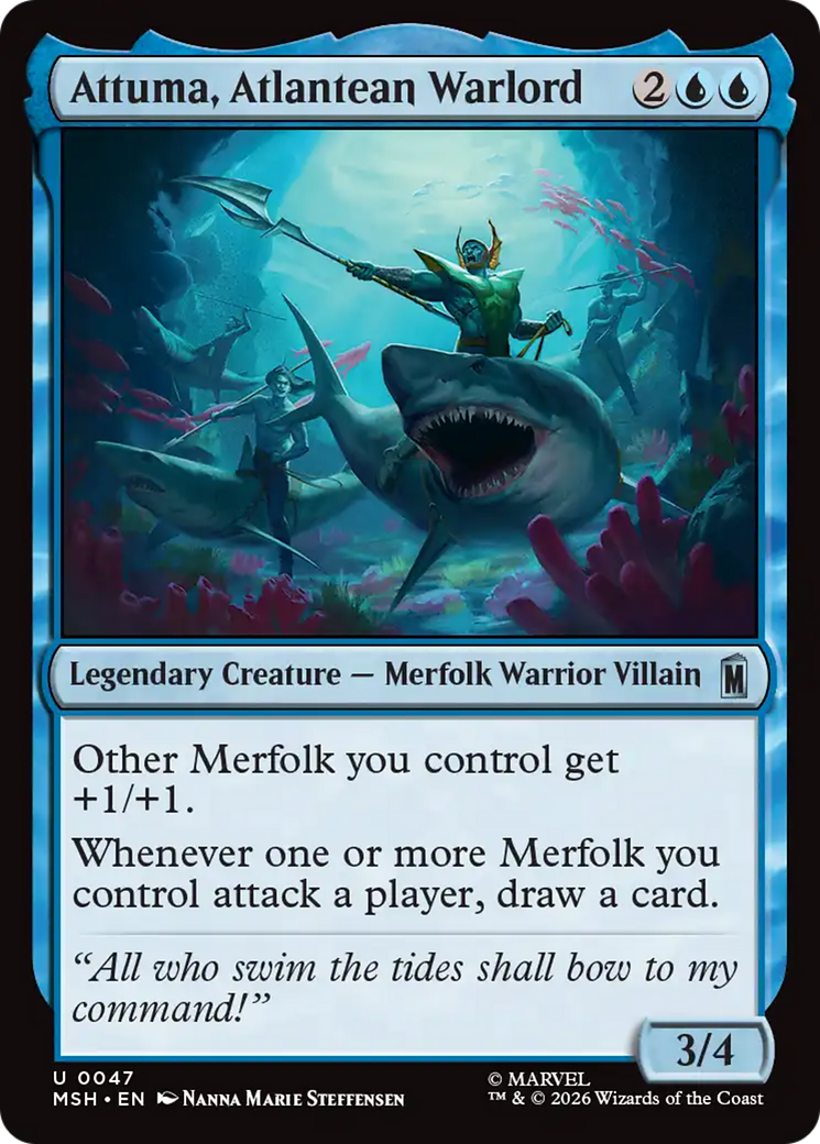 Attuma, Atlantean Warlord - Magic: The Gathering - MoxLand