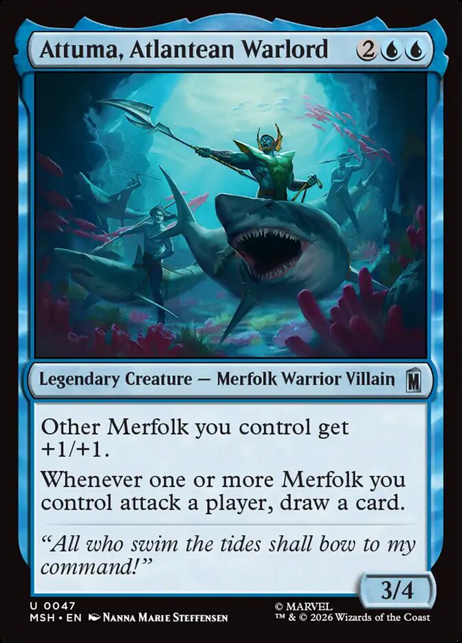 Attuma, Atlantean Warlord - Magic: The Gathering - MoxLand