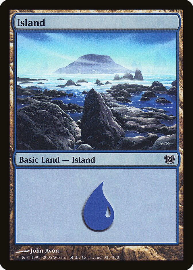 Ilha / Island - Magic: The Gathering - MoxLand