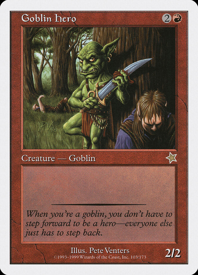 Herói dos Goblins / Goblin Hero - Magic: The Gathering - MoxLand