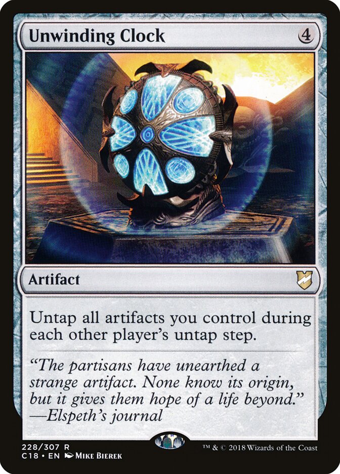 Relógio Reversor / Unwinding Clock - Magic: The Gathering - MoxLand