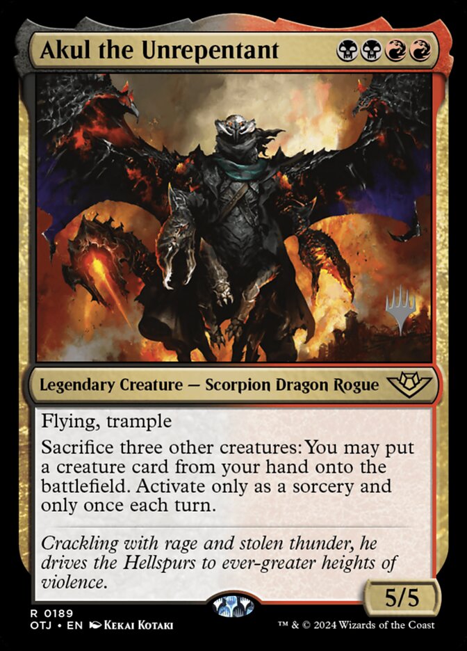 Akul, o Impenitente / Akul the Unrepentant - Magic: The Gathering - MoxLand