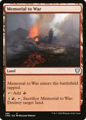 Memorial à Guerra / Memorial to War - Magic: The Gathering - MoxLand