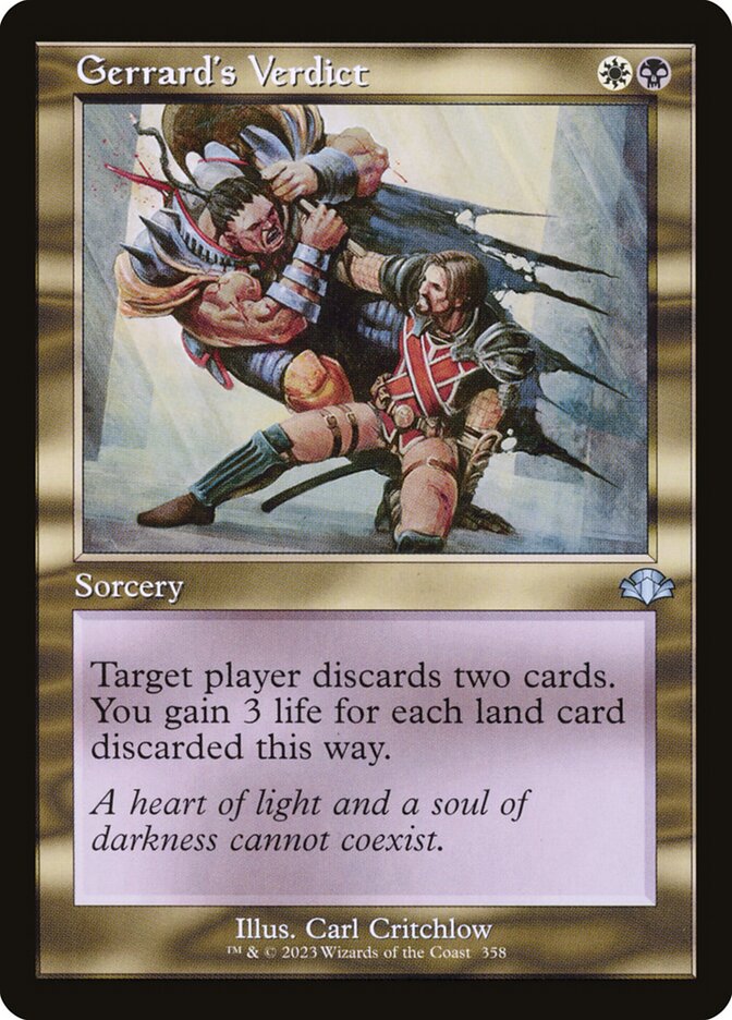 Veredito de Gerrard / Gerrard's Verdict - Magic: The Gathering - MoxLand