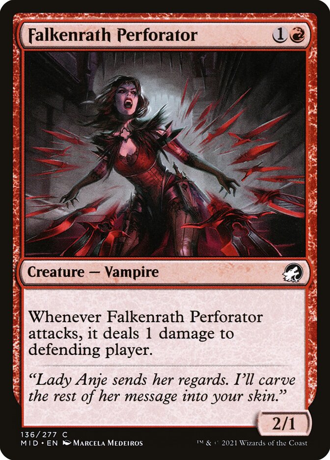 Perfuradora Falkenrath / Falkenrath Perforator - Magic: The Gathering - MoxLand