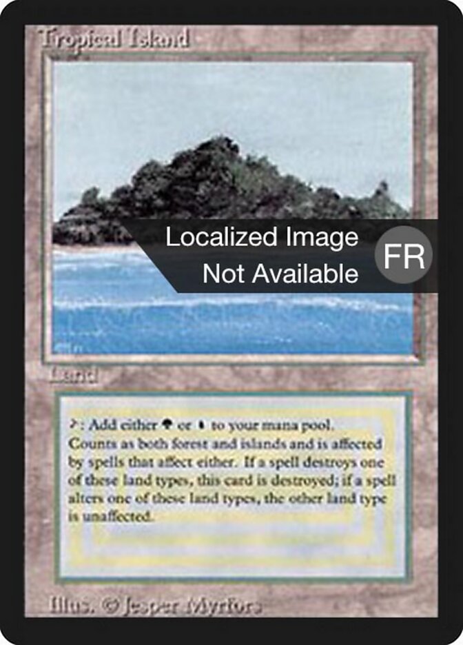 Tropical Island - Magic: The Gathering - MoxLand