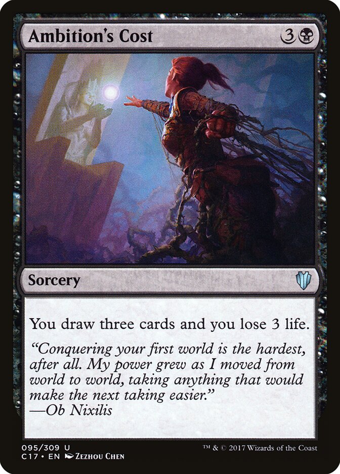 Custo da Ambição / Ambition's Cost - Magic: The Gathering - MoxLand