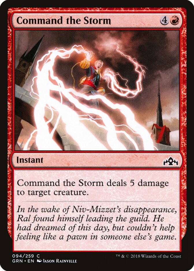Controlar a Tempestade / Command the Storm - Magic: The Gathering - MoxLand