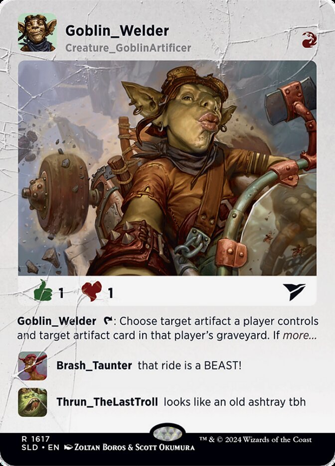 Goblin Soldador / Goblin Welder - Magic: The Gathering - MoxLand