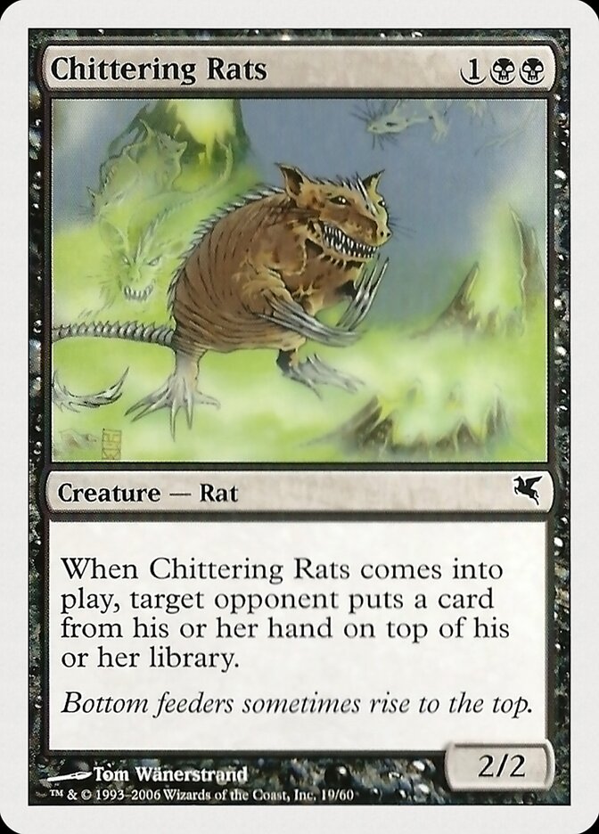 Ratos Chiadores / Chittering Rats - Magic: The Gathering - MoxLand