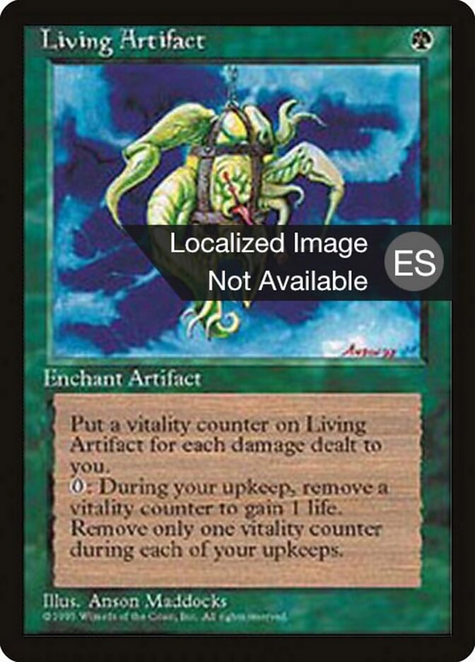 Artefato Vivo / Living Artifact - Magic: The Gathering - MoxLand