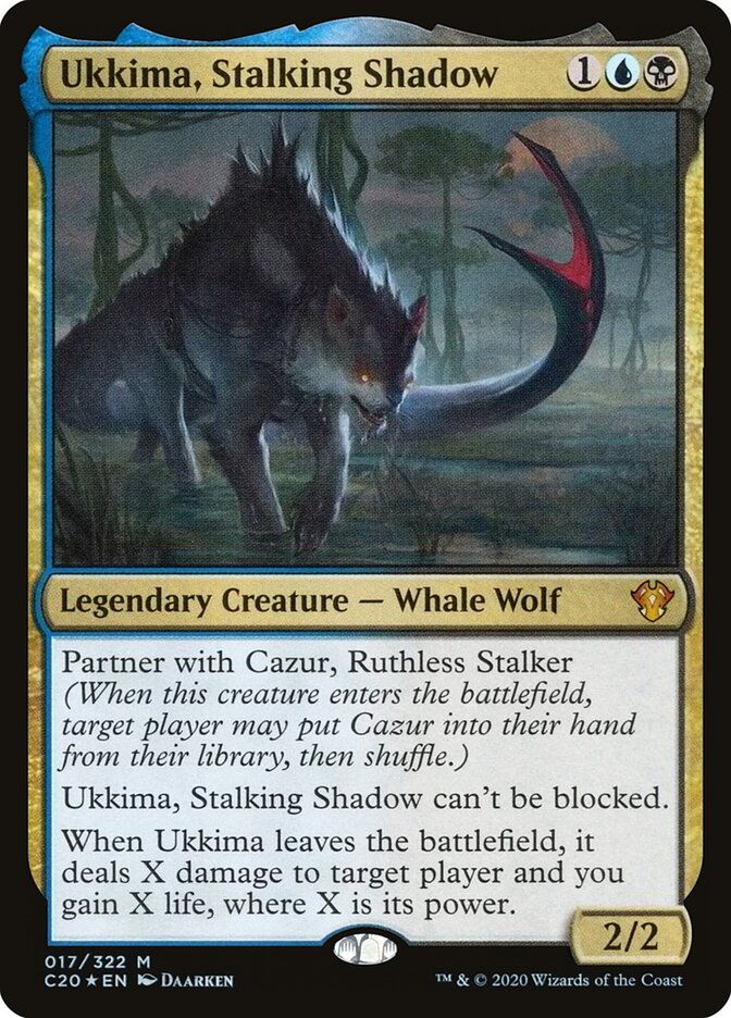 Ukkima, Sombra Espreitadora / Ukkima, Stalking Shadow - Magic: The Gathering - MoxLand
