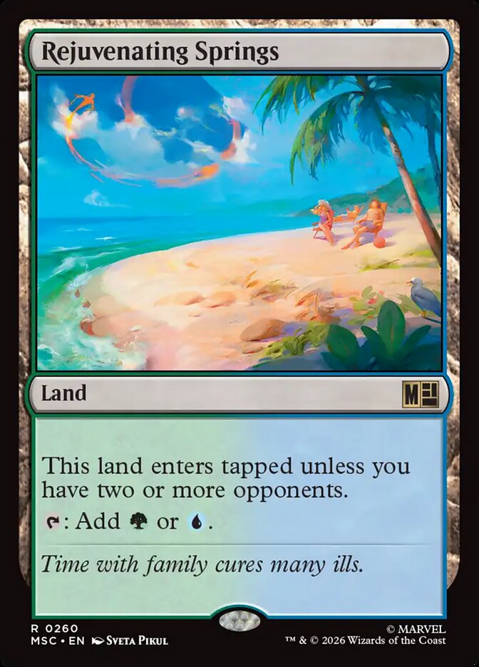 Fontes Rejuvenescedoras / Rejuvenating Springs - Magic: The Gathering - MoxLand