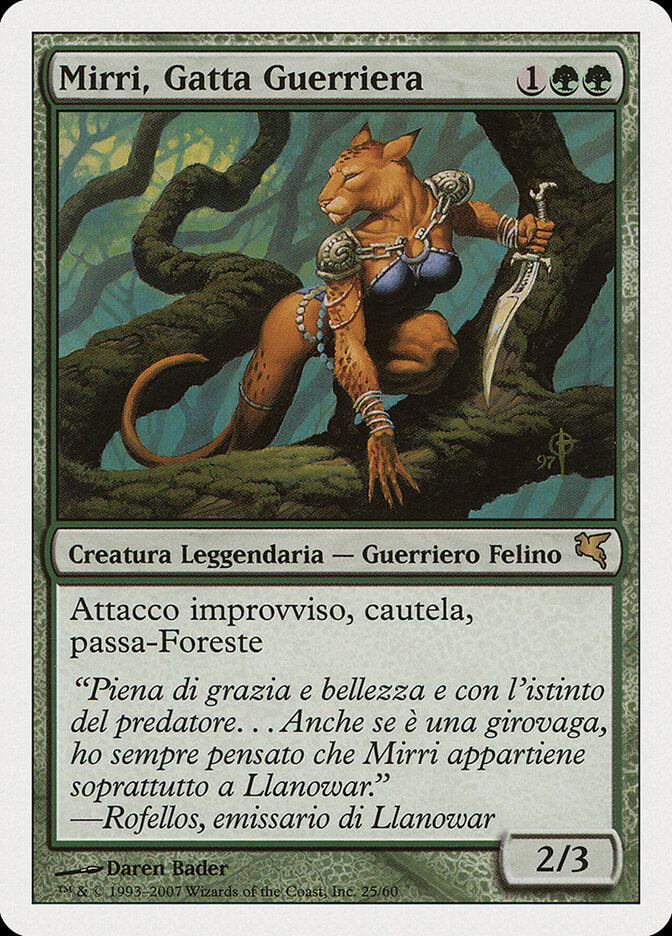 Mirri, Felina Guerreira / Mirri, Cat Warrior - Magic: The Gathering - MoxLand