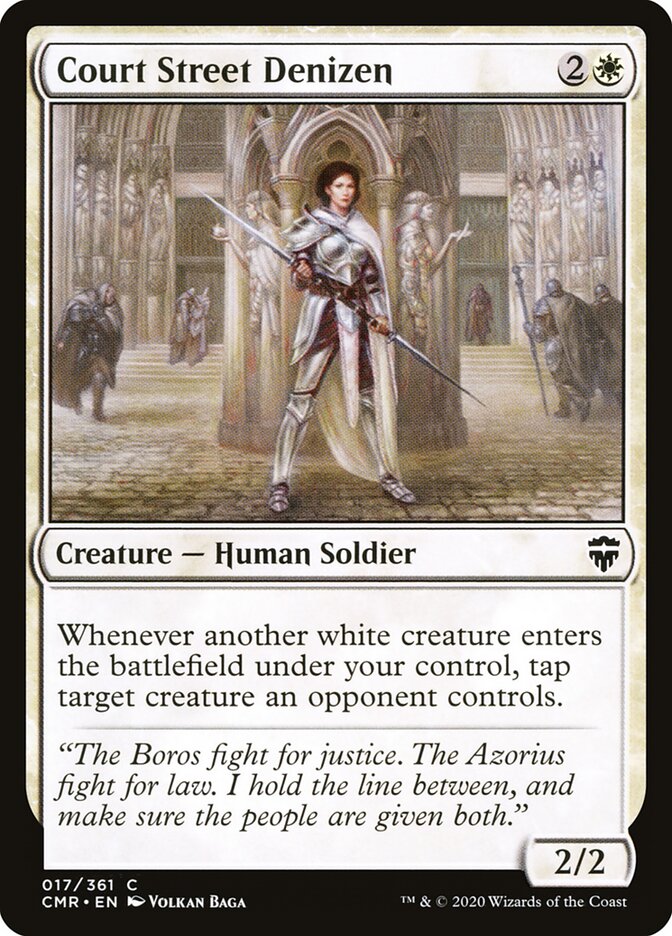 Habitante da Rua do Tribunal / Court Street Denizen - Magic: The Gathering - MoxLand