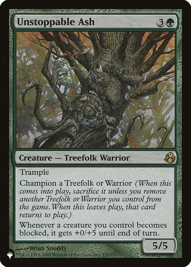 Freixo Irrefreável / Unstoppable Ash - Magic: The Gathering - MoxLand