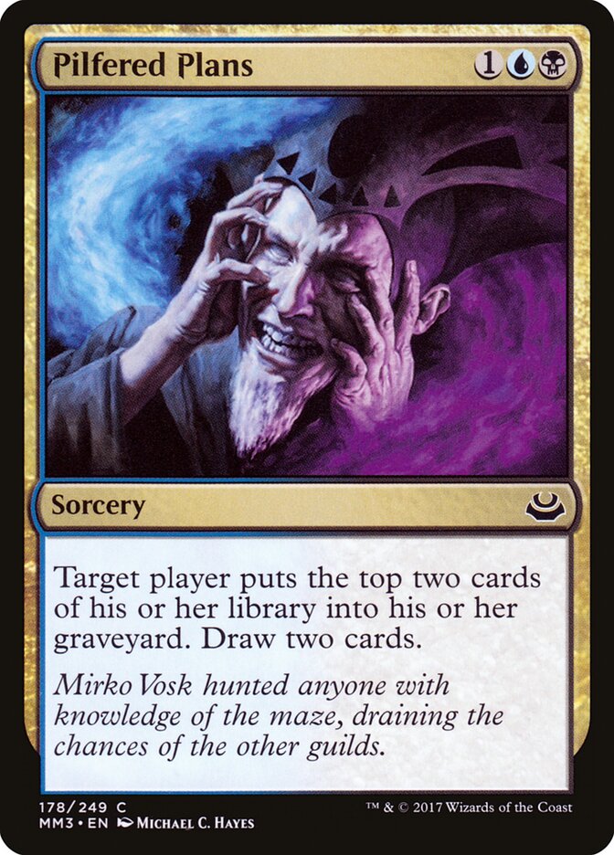 Planos Furtados / Pilfered Plans - Magic: The Gathering - MoxLand
