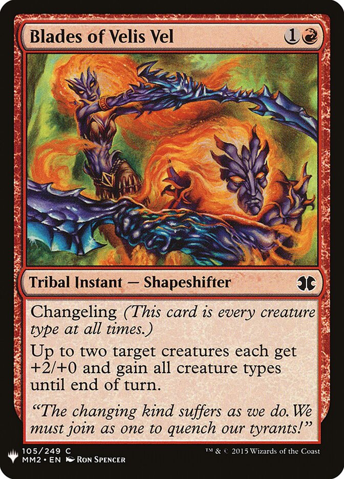 Lâminas de Velis Vel / Blades of Velis Vel - Magic: The Gathering - MoxLand