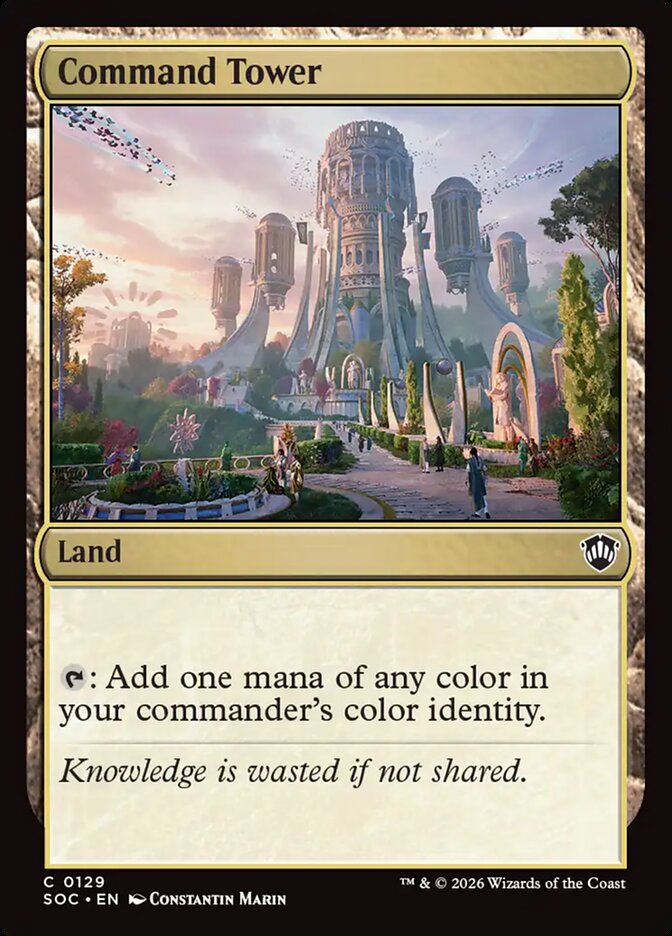 Torre de Comando / Command Tower - Magic: The Gathering - MoxLand