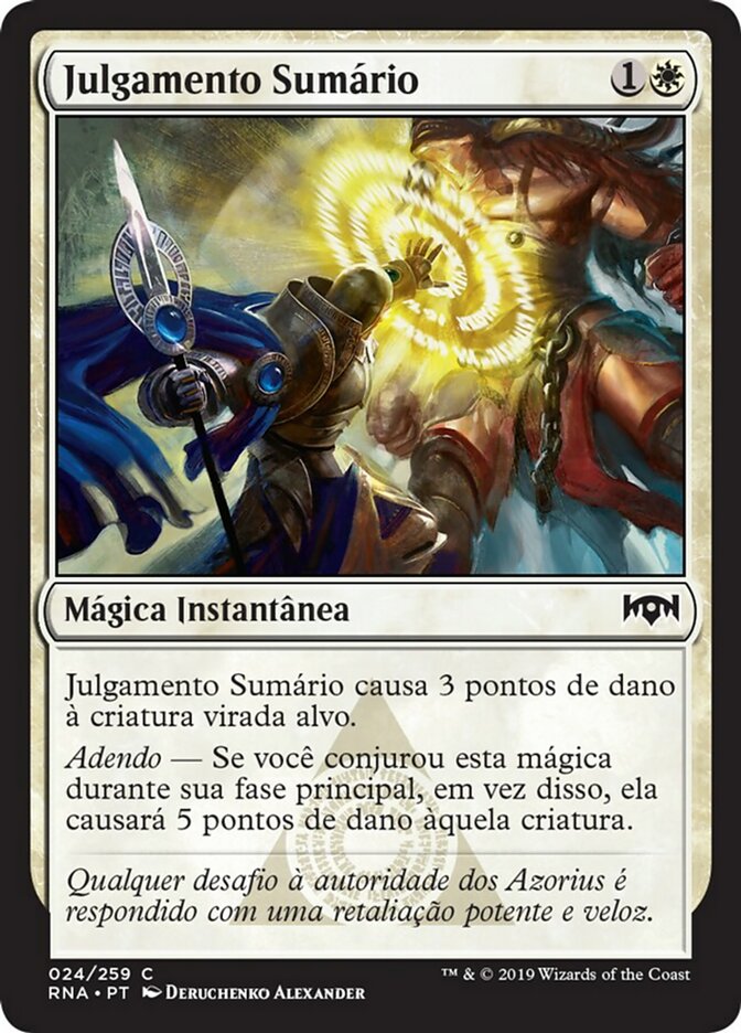 Julgamento Sumário / Summary Judgment - Magic: The Gathering - MoxLand