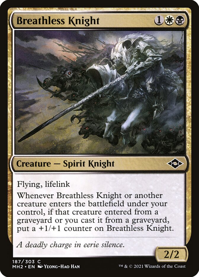 Cavaleiro Sem Alento / Breathless Knight - Magic: The Gathering - MoxLand