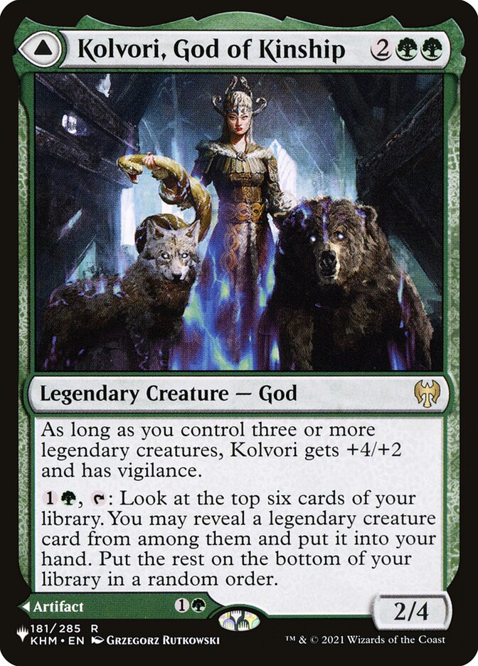 Kolvori, Deusa do Parentesco / Kolvori, God of Kinship - Magic: The Gathering - MoxLand