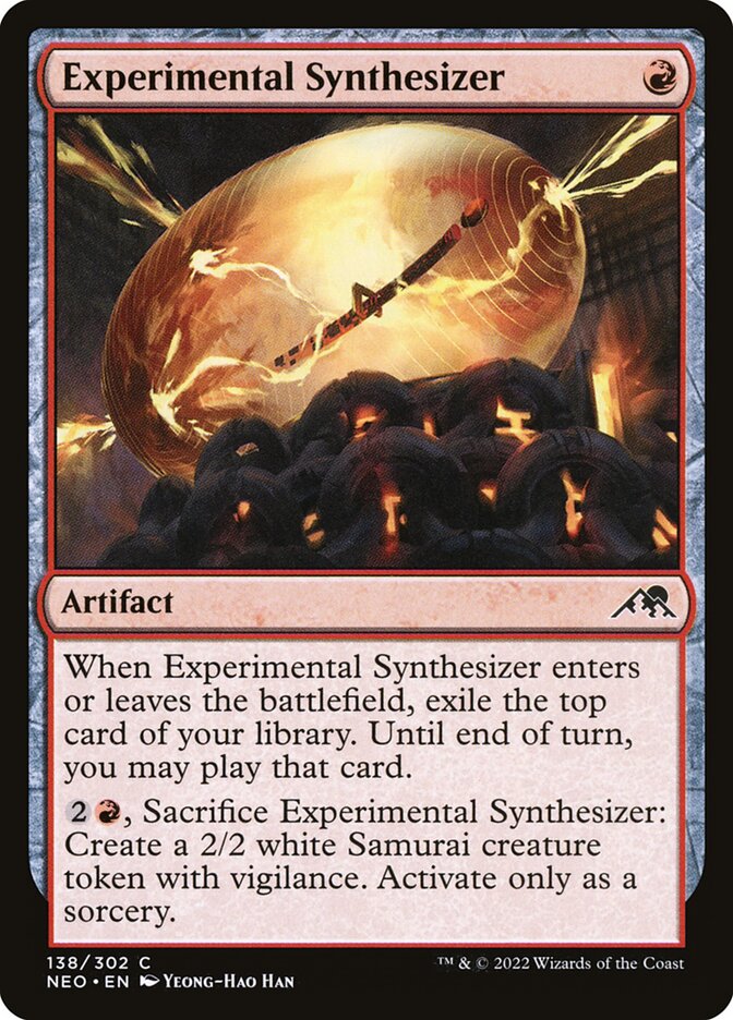 Sintetizador Experimental / Experimental Synthesizer - Magic: The Gathering - MoxLand