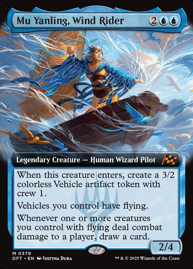 Mu Yanling, Ginete do Vento / Mu Yanling, Wind Rider - Magic: The Gathering - MoxLand
