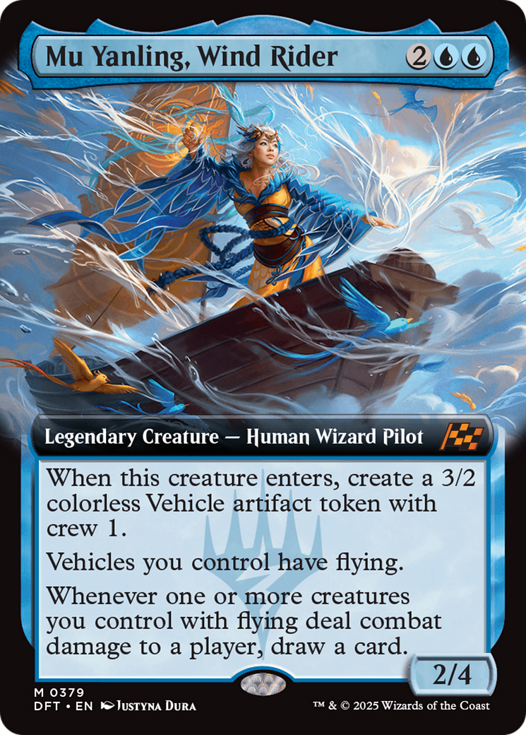 Mu Yanling, Ginete do Vento / Mu Yanling, Wind Rider - Magic: The Gathering - MoxLand