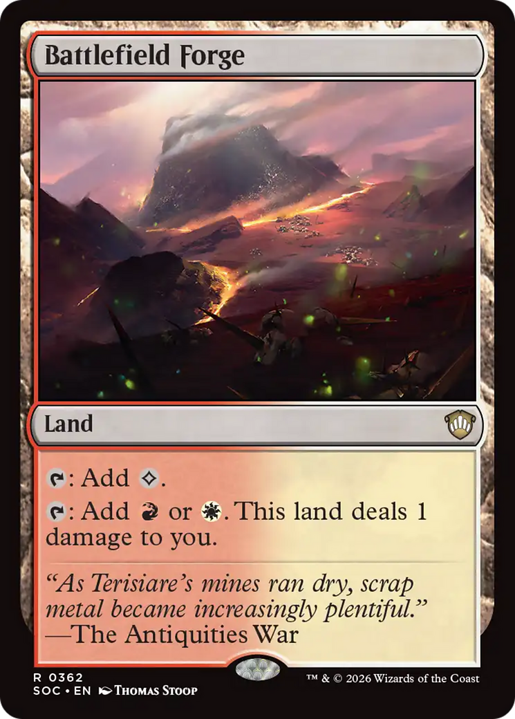 Forjaria do Campo de Batalha / Battlefield Forge - Magic: The Gathering - MoxLand