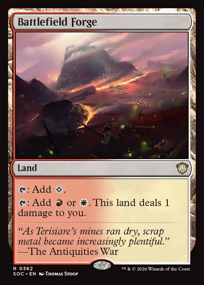 Forjaria do Campo de Batalha / Battlefield Forge - Magic: The Gathering - MoxLand