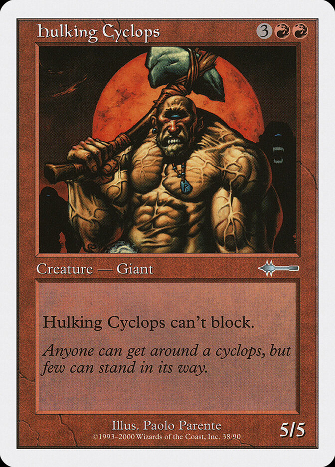 Cíclope Desajeitado / Hulking Cyclops - Magic: The Gathering - MoxLand