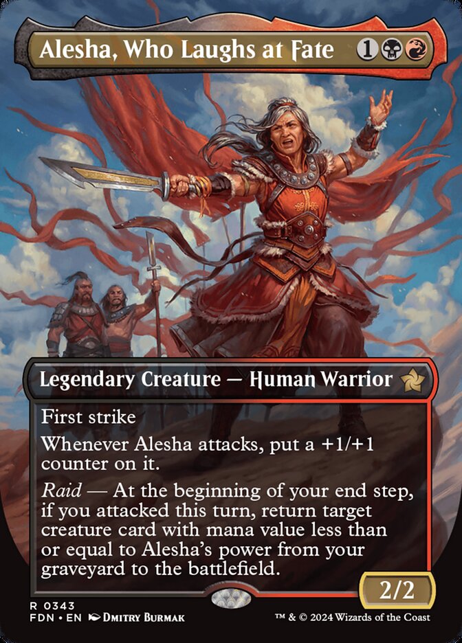 Alesha, a Que Ri do Destino / Alesha, Who Laughs at Fate - Magic: The Gathering - MoxLand