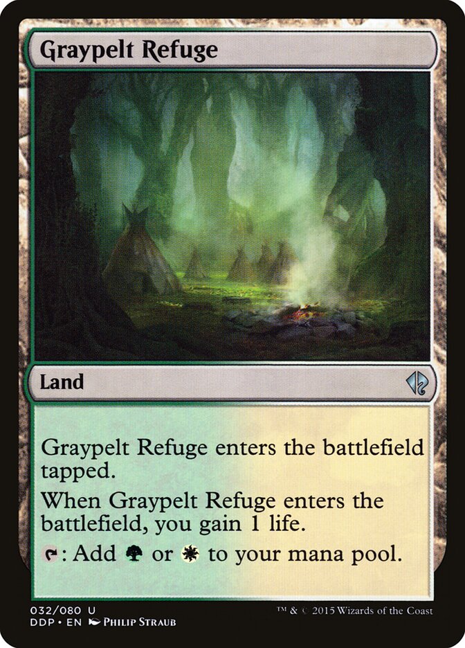 Refúgio de Pele-Cinza / Graypelt Refuge - Magic: The Gathering - MoxLand