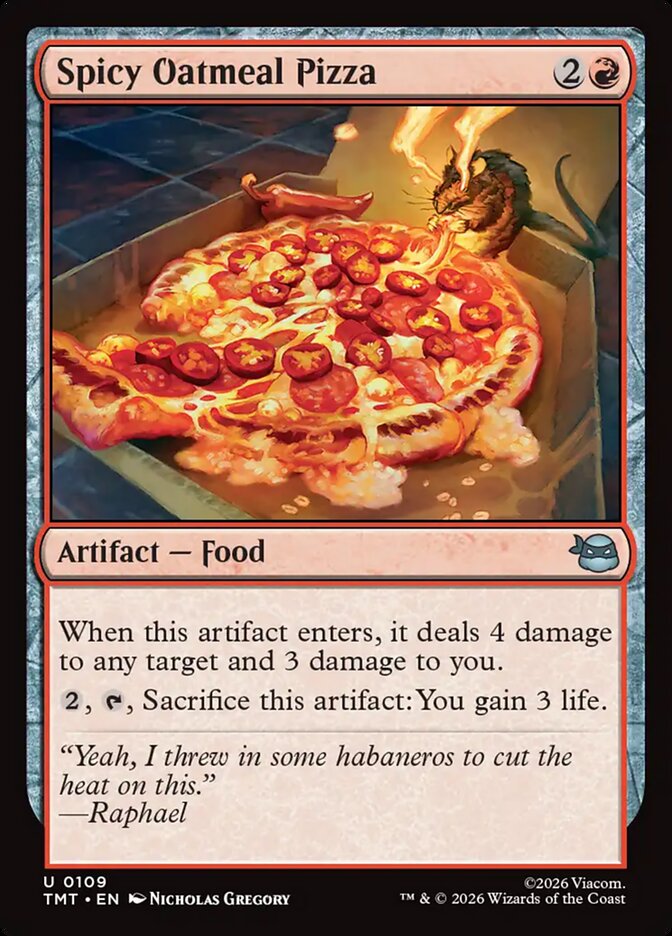 Spicy Oatmeal Pizza - Magic: The Gathering - MoxLand