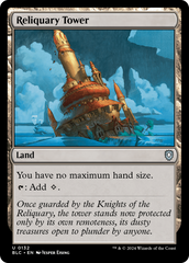 Torre do Relicário / Reliquary Tower - Magic: The Gathering - MoxLand
