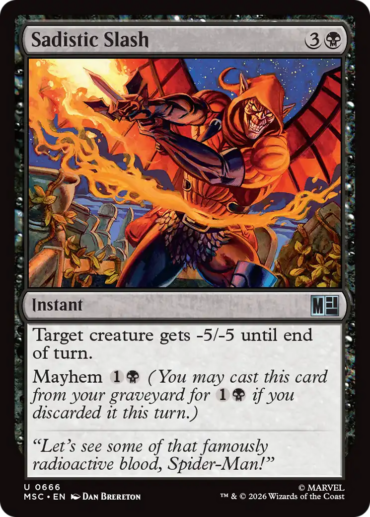 Sadistic Slash - Magic: The Gathering - MoxLand