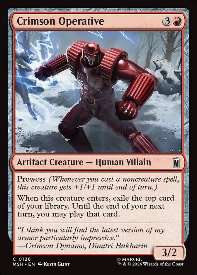 Crimson Operative - Magic: The Gathering - MoxLand