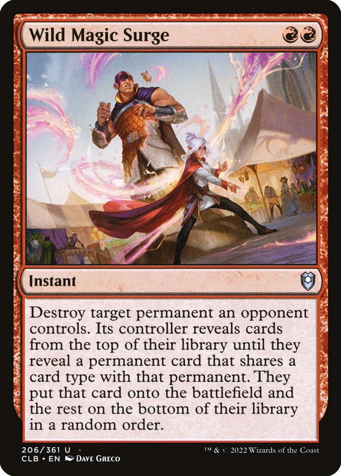 Surto de Magia Selvagem / Wild Magic Surge - Magic: The Gathering - MoxLand