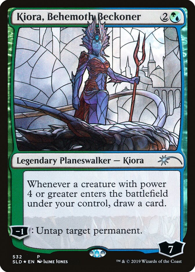 Kiora, Invocadora de Behemoths / Kiora, Behemoth Beckoner - Magic: The Gathering - MoxLand