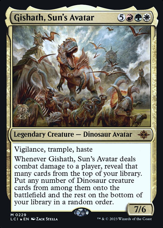 Gishath, Avatar do Sol / Gishath, Sun's Avatar - Magic: The Gathering - MoxLand