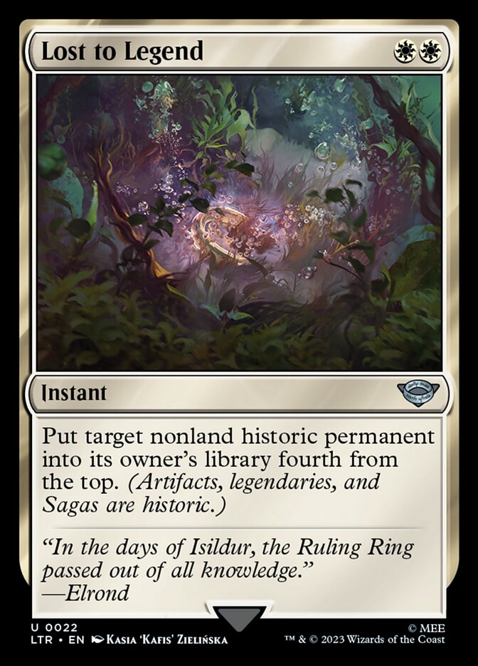 Perdido para as Lendas / Lost to Legend - Magic: The Gathering - MoxLand