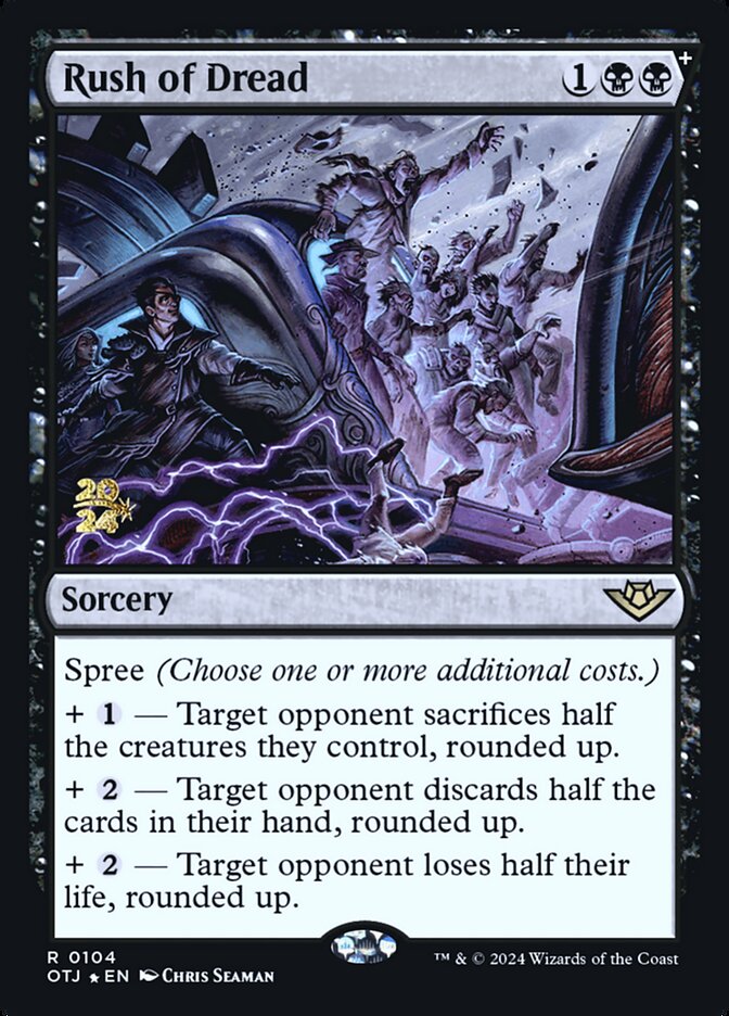 Ímpeto de Pavor / Rush of Dread - Magic: The Gathering - MoxLand