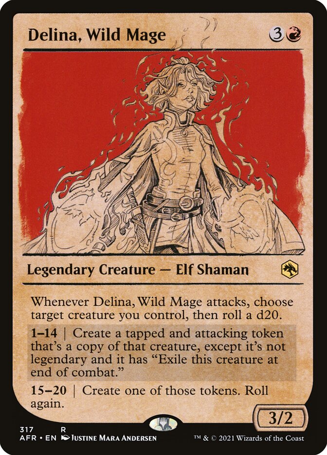 Delina, Maga Selvagem / Delina, Wild Mage - Magic: The Gathering - MoxLand