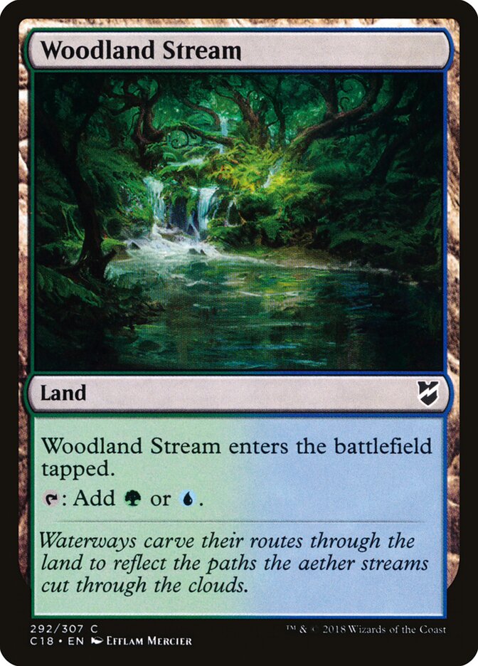 Riacho da Floresta / Woodland Stream - Magic: The Gathering - MoxLand